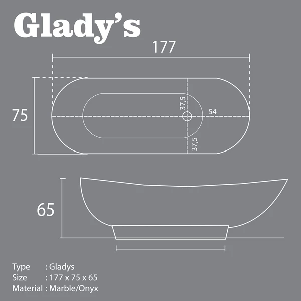 Bathtub Standing Gladys