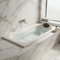 Bathtub Long VR MANCHESTER Marble Ukuran 170 x 80