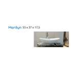 Wastafel VR MARYLIN Marble Ukuran 55 x 37 x 17.5 1