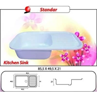Kitchen Sink VR STANDAR Marble Ukuran 84.5 x 49.5 x 21