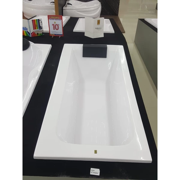 Bathtub Long VR GINA Marble Ukuran 139 x 73 x 46