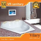 Bathtub Sudut Corner VR VILARY Marble Ukuran 140 x 140 x 47 1