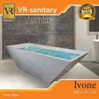 Bathtub Standing VR IVONE Marble Ukuran 169 x 73 x 57 1